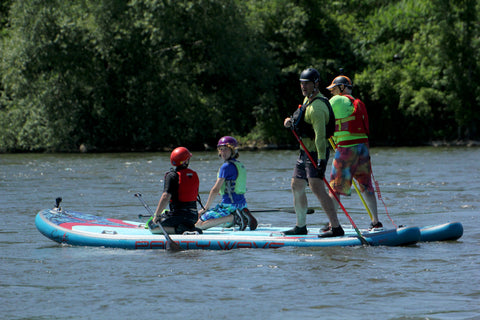 Group Paddleboard Whitewater "rafting"